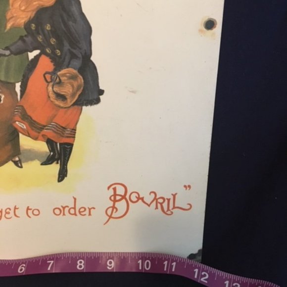 Vintage Reproductiion Metal Wall Art Advertising Bovril 12x15.75 - Picture 8 of 9